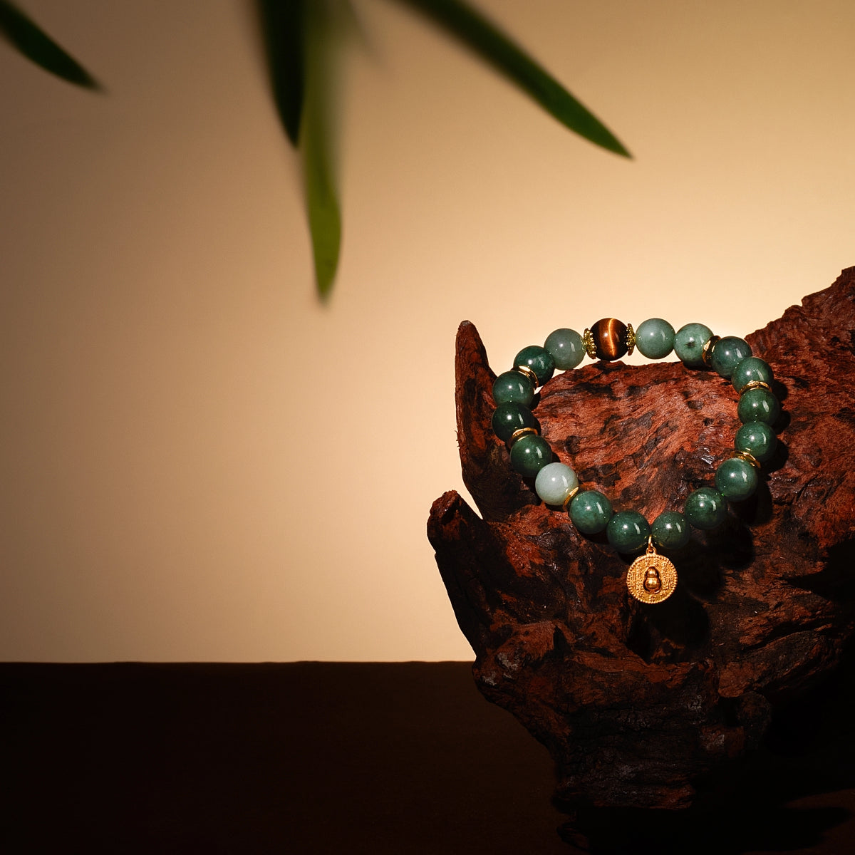 Bracelet For Wood Element Amplified Energy - Jadeite & Citrine