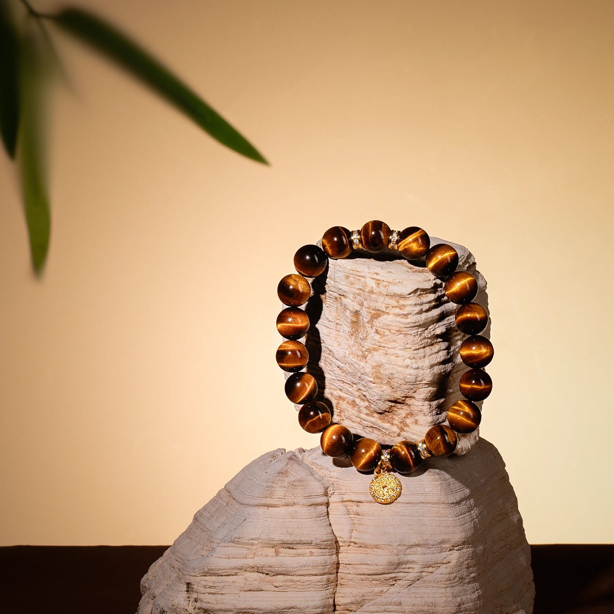 Bracelet For Earth Element Amplified Energy- Golden Tiger's Eye & Black Obsidian & Black Agate