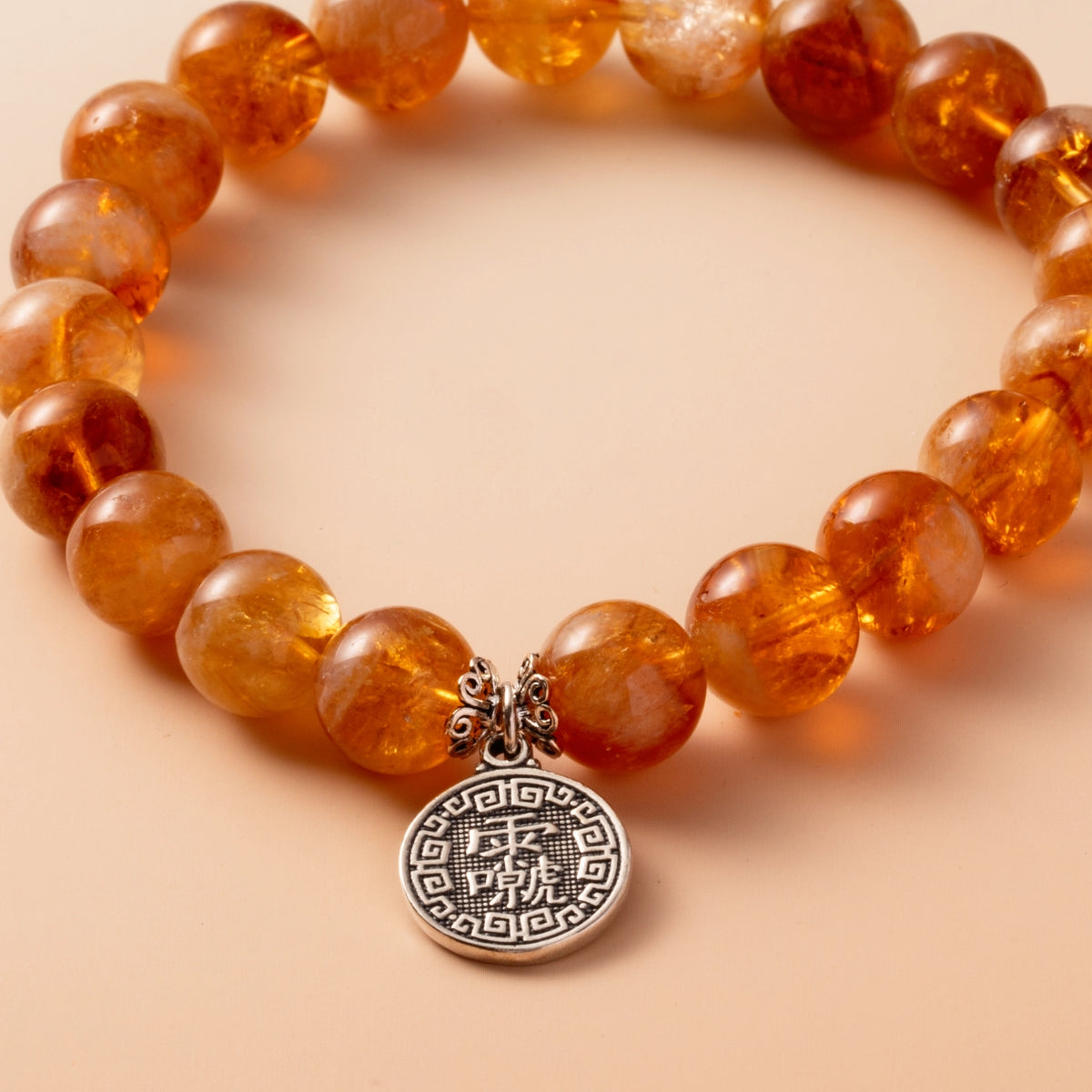 Bracelet For Earth Element Gentle & Balance Energy - Citrine
