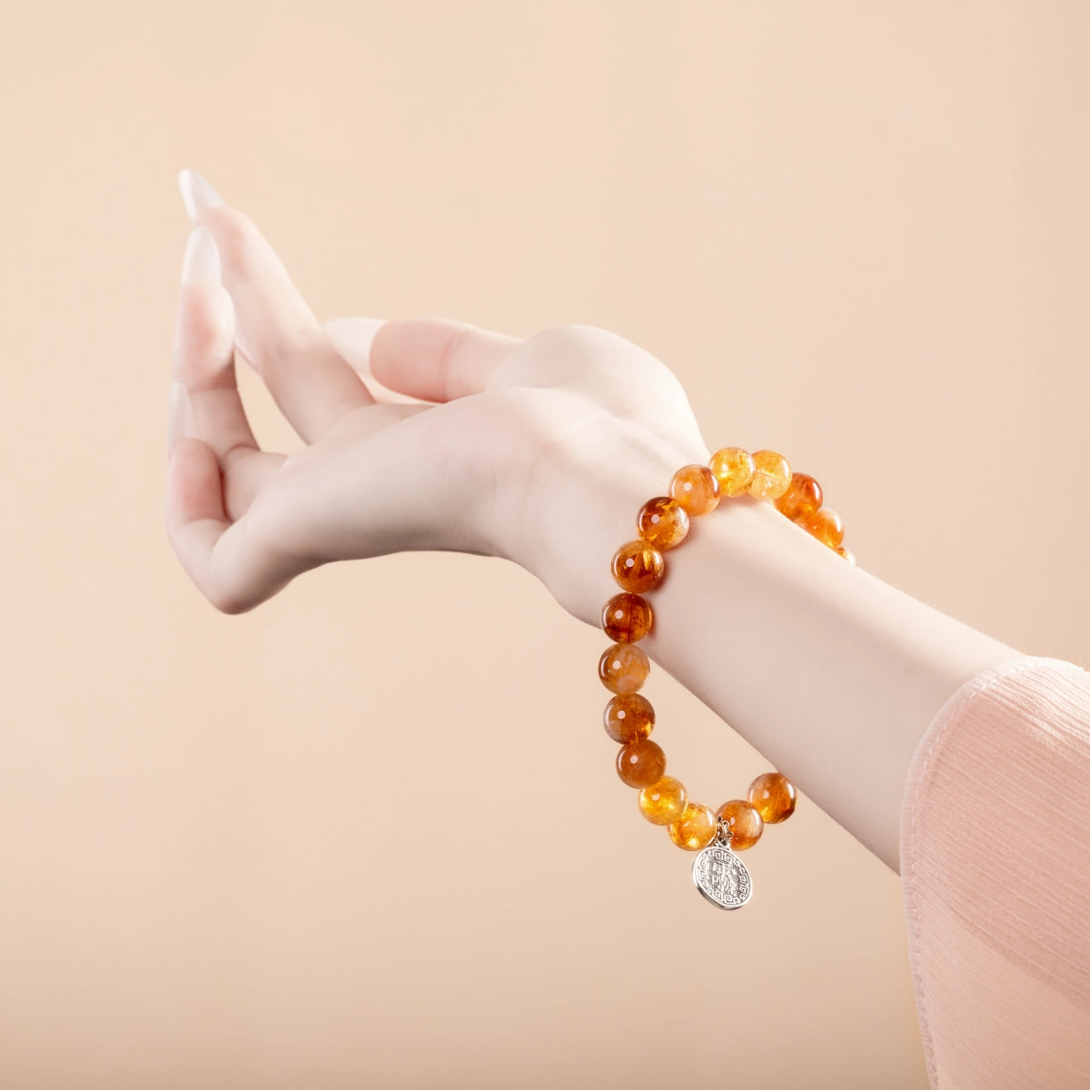 Bracelet For Earth Element Gentle & Balance Energy - Citrine