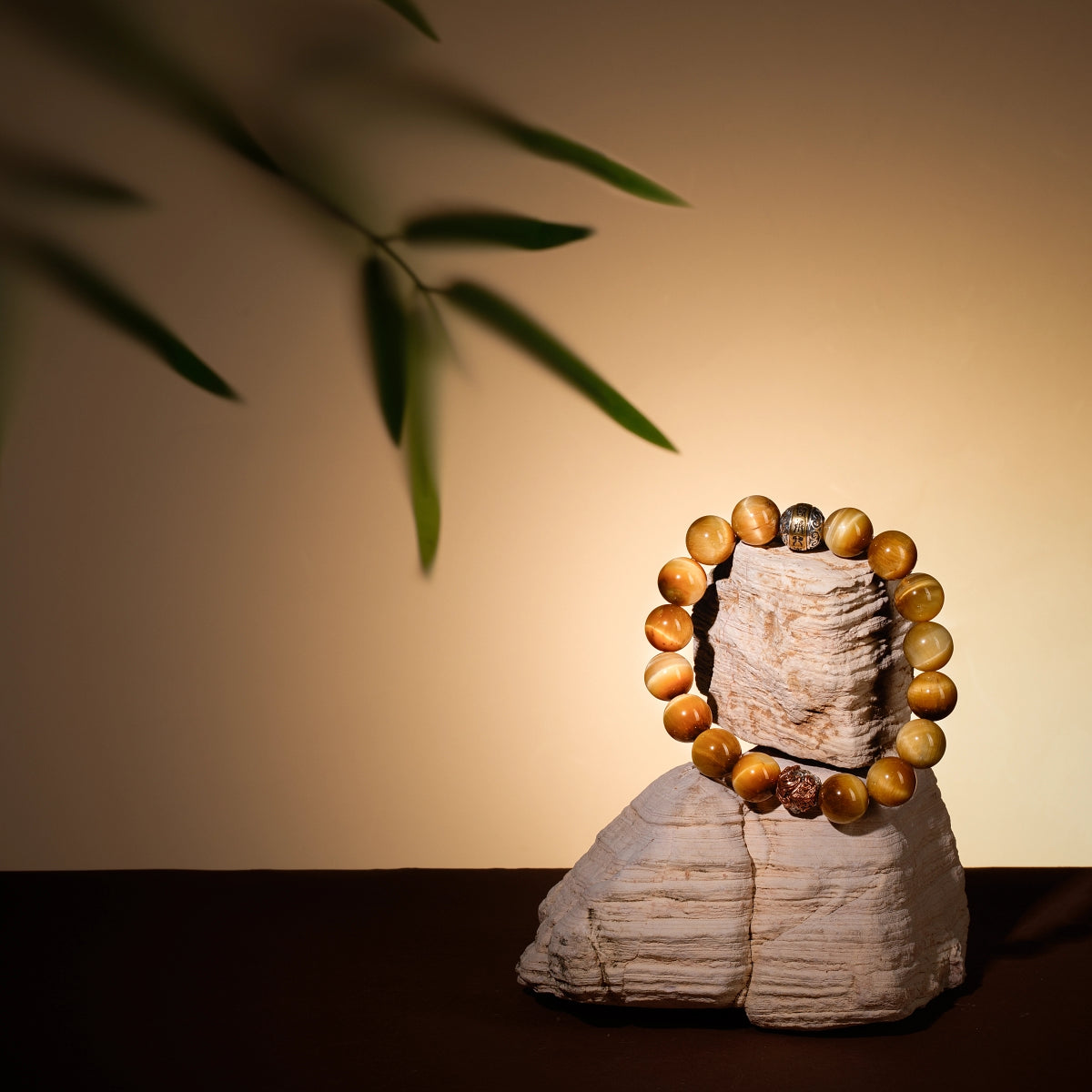 Bracelet For Earth Element Gentle & Balance Energy - Golden Tiger's Eye