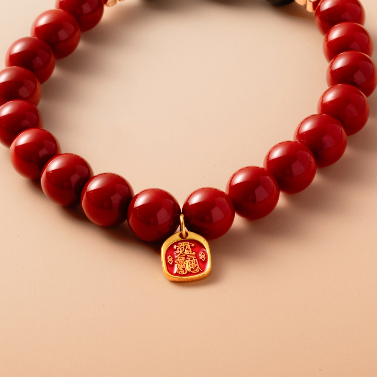Bracelet For Fire Element Amplified Energy - Red Agate & Black Agate