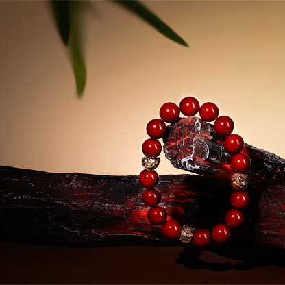 Bracelet For Fire Element Gentle/Balance Energy- Red Agate