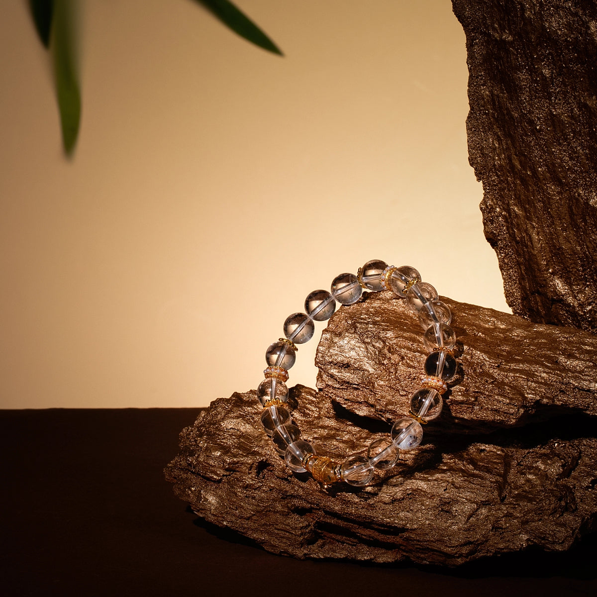Bracelet For Metal Element Gentle & Balance Energy - Clear Quartz