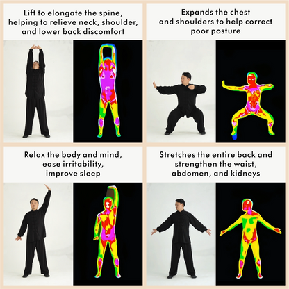 Tai Chi Ba Duan Jin Full Routine: Fix Chronic Stiffness & Sleep Issues | Lifetime Video Course